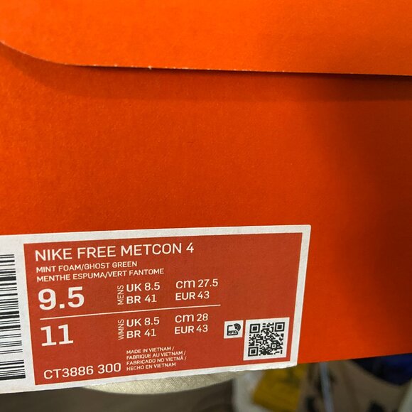 Nike Free Metcon 4 Mint Ghost Green White Training Shoes CT3886-300 Men NEW main image 4